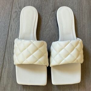 BOTTEGA VENETA Quilted Padded  Sandal Size EU40